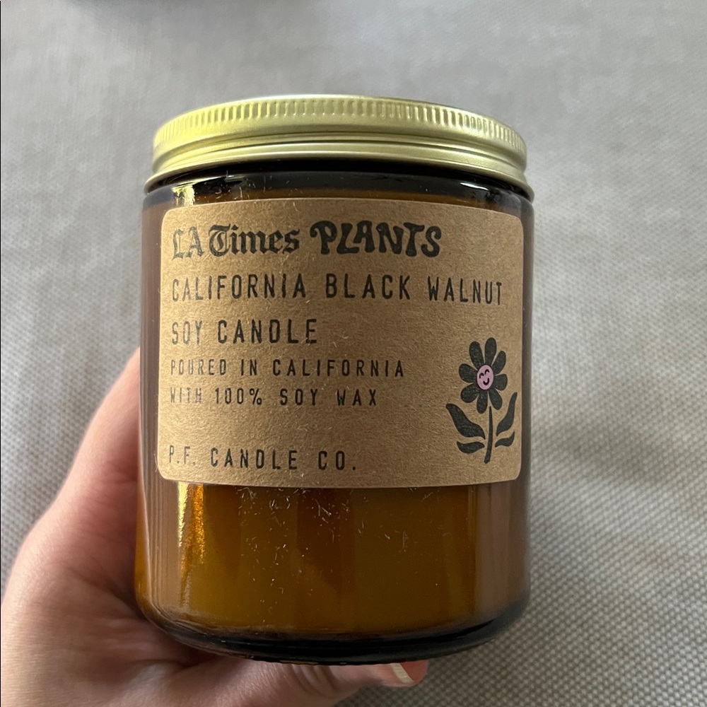 P.F. Candle Co. California Black Walnut Soy Wax Candle 7.2 oz NEW